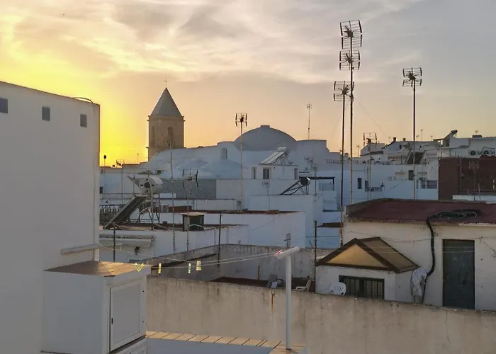 公寓 Casa Sebastiana Moderno Con Terraza Y Vistas Al Mar, Ideal Parejas 科尼尔-德拉弗龙特拉